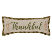 Harvest Blessings Thankful Pillow 5x15