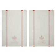 Harvest Blessings Pumpkin Tea Towel Set of 2 19x28