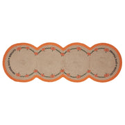 Harvest Blessings Natural Stencil Pumpkin Runner 12x36