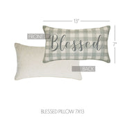 Celebrate Grace Blessed Pillow 7x13