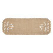 Celebrate Grace Jute Burlap Happy Easter Runner 12x36