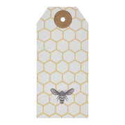 Buzzy Bees Bee Paper Tag 3.75x1.75 w/ Twine Set of 50