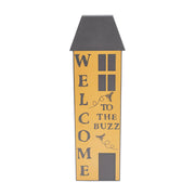 Buzzy Bees Welcome To The Buzz Saltbox House Sign 23x7x1