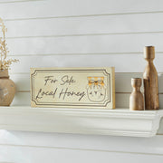 Buzzy Bees For Sale Local Honey Wall Sign 7x16x1