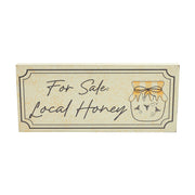 Buzzy Bees For Sale Local Honey Wall Sign 7x16x1