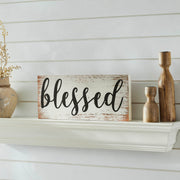 Celebrate Grace Blessed Sign 7x16x1