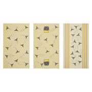 Buzzy Bees Honeypot Tea Towel Set of 3 16x28