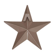 Metal Star Speckled Rust Brown Distressed 4x4