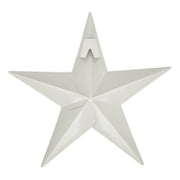 Metal Star Creme Distressed 8x8