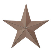 Metal Star Rust Brown Distressed 8x8