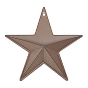 Metal Star w/ Pocket Rust Brown Distressed 12x12