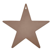 Metal Star w/ Pocket Rust Brown Distressed 12x12