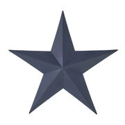 Metal Star Navy Distressed 18x18