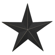 Metal Star Speckled Black Distressed 18x18