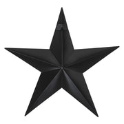 Metal Star Speckled Black Distressed 18x18