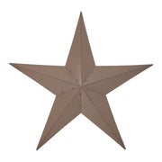 Metal Star Rust Brown Distressed 36x36