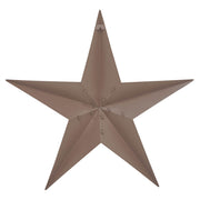 Metal Star Rust Brown Distressed 36x36