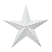 Metal Star White Distressed 36x36