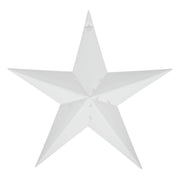 Metal Star White Distressed 36x36