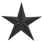 Metal Star Speckled Black Distressed 36x36