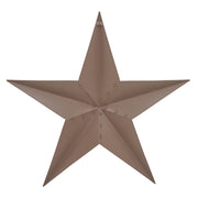 Metal Star Rust Brown Distressed 48x48