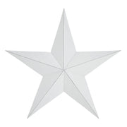 Metal Star White Distressed 48x48