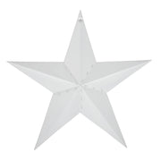 Metal Star White Distressed 48x48