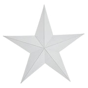 Metal Star Speckled White Distressed 48x48