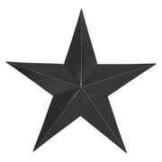 Metal Star Speckled Black Distressed 48x48