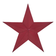 Metal Star Speckled Burgundy Distressed 48x48