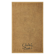 Black Country Bath Stars Tan Hand Towel Set of 2 16x26