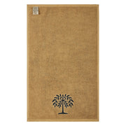 Black Willow Tree Tan Hand Towel Set of 2 16x26