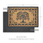 Willow Tree Coir Rug Rect 20x30