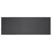 Welcome To Our Home Charcoal Stripes Coir Rug Rect 17x48