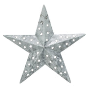 Metal Star Punched Galvanized 6x6