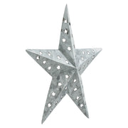 Metal Star Punched Galvanized 6x6