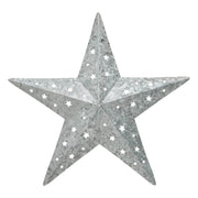 Metal Star Punched Galvanized 12x12