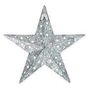 Metal Star Punched Galvanized 12x12