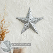 Metal Star Punched Galvanized 12x12