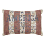 America The Beautiful Pillow 14x22