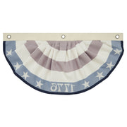 My Country 1776 USA Bunting Flag 12x24
