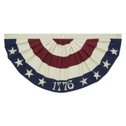 My Country 1776 USA Bunting Flag 18x36