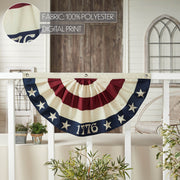 My Country 1776 USA Bunting Flag 18x36