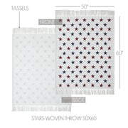 Celebration Stars Woven Throw 50x60