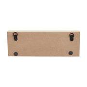 FREEDOM w/ Red Stars On Creme Block Sign 4x11x1