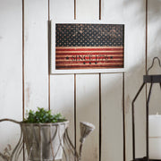 Vintage USA Flag Since 1776 Wall Hanging 10x16