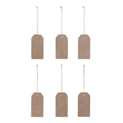 My Country Americana Tag Ornaments w/ Twines 5x2.5x0.5 Sets of 6