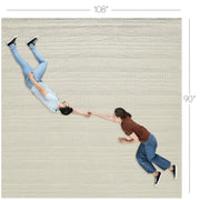 Natural King Blanket 90x108 - 100% Cotton Waffle Weave for Bed, Couch & Sofa - Lightweight Farmhouse Bedroom & Living Room Decor