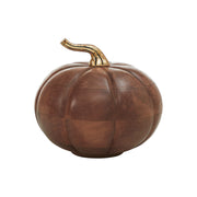 Heirloom Wooden Pumpkin Chestnut 6.5x7x7