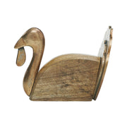 Wooden Turkey w/ Burnished Metal 6x8.5x6.5